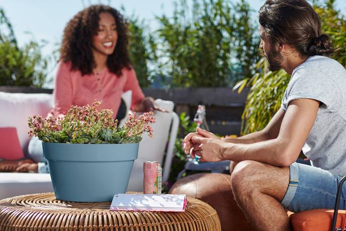 loft urban coupe 35cm bleu vintage